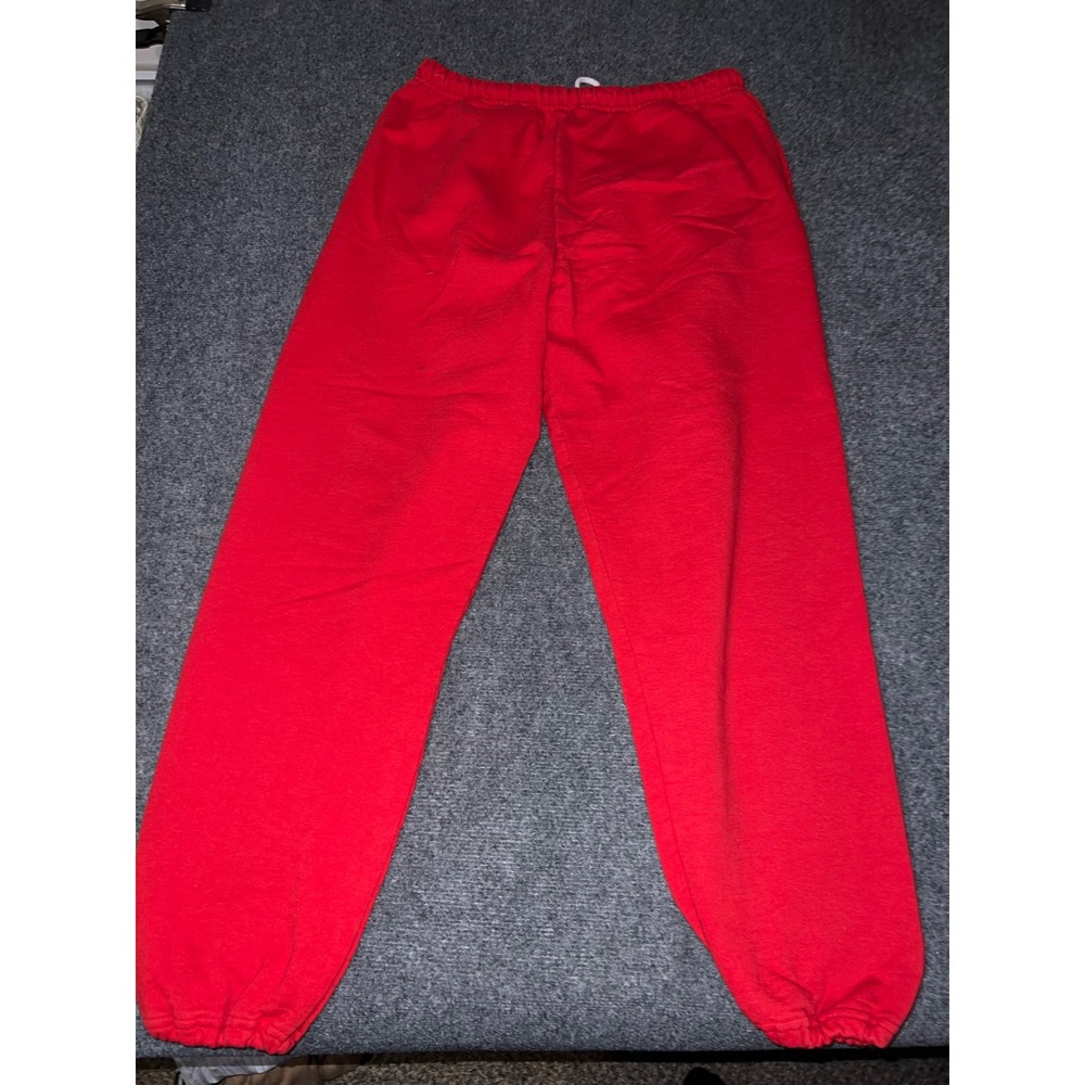 Jerzees Super Sweats NuBlend Red Sweatpants XL Womens Cotton Blend Joggers